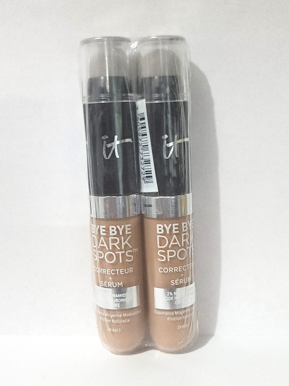 IT COSMETICS BYE BYE DARK SPOT CONCEALER + SERUM - TAN COOL 40 - 0.22 OZ 2PC LOT